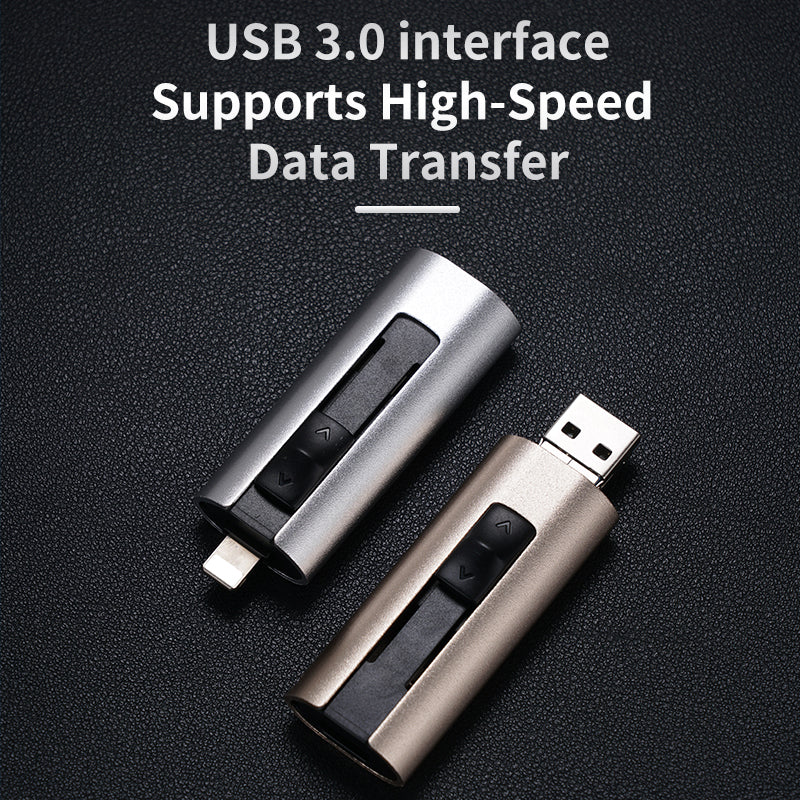 Y75C TYPE C USB Flash Drive OTG 4 IN 1 USB Stick 3.0 128GB Pen Drive 64GB 256GB Pendrive for iPhone 17 16 15 14 13 Memory Disk