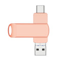 Y34C TYPE C USB Flash Drive OTG 4 IN 1 USB Stick 3.0 128GB Pen Drive 64GB 256GB 512GB Pendrive for iPhone 17 16 15 14 13 Memory Disk