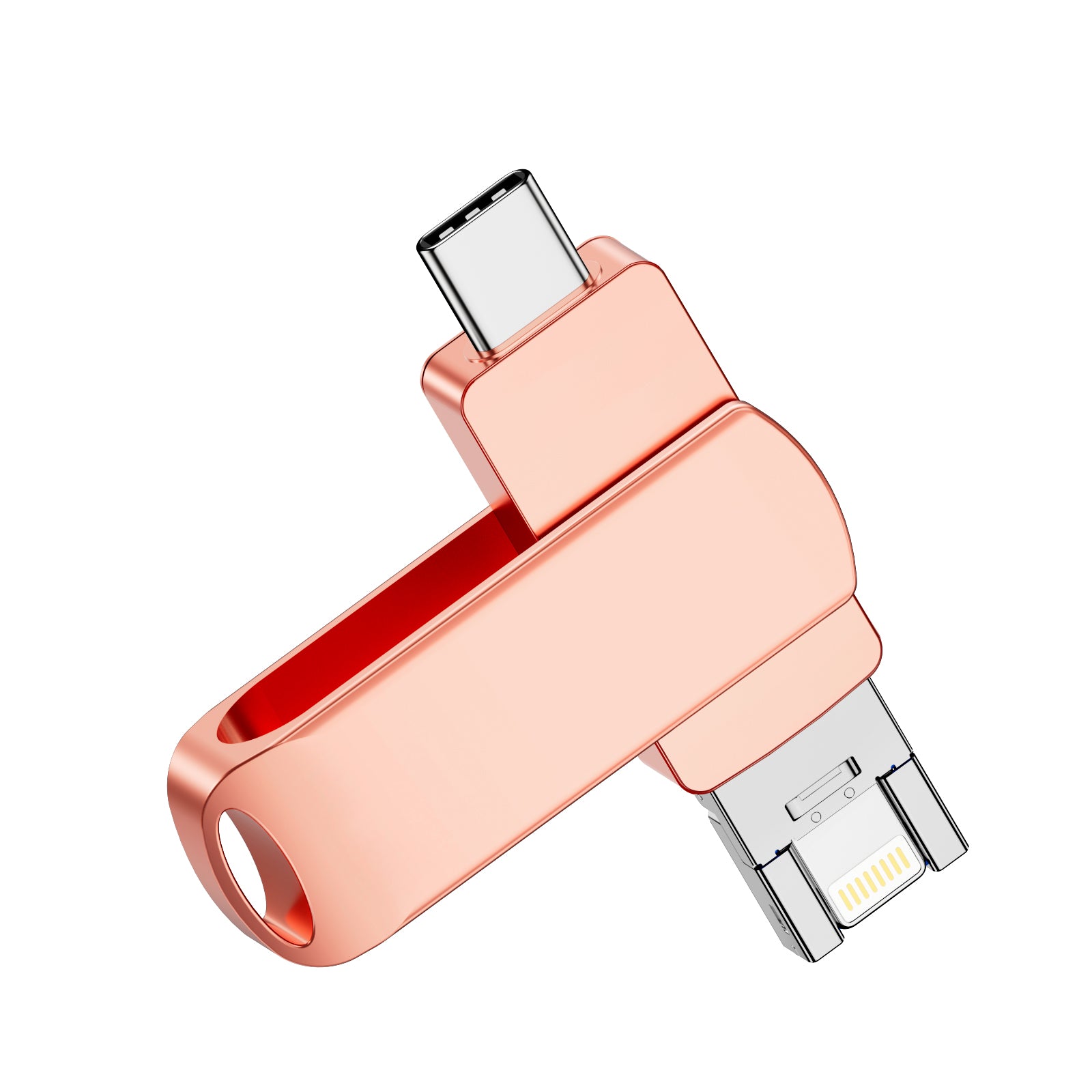 Y34C TYPE C USB Flash Drive OTG 4 IN 1 USB Stick 3.0 128GB Pen Drive 64GB 256GB 512GB Pendrive for iPhone 17 16 15 14 13 Memory Disk