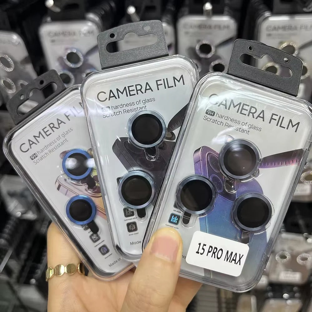 3D Silk Screen Tempered Glass Camera Lens Protector for iPhone 17 Pro Max