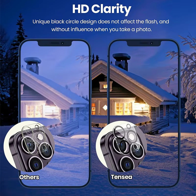 3D HD Clear Anti-scratch Tempered Glass Camera Lens Screen Protector