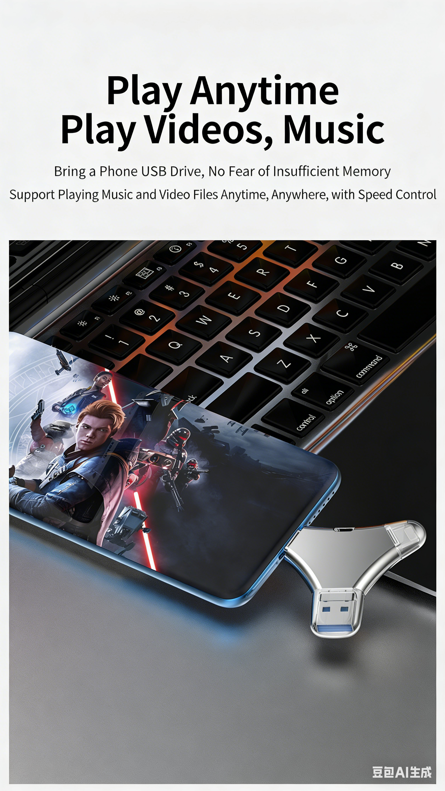 Y68 TYPE C USB Flash Drive OTG 4 IN 1 USB Stick 3.0 128GB Pen Drive 64GB 256GB Pendrive for iPhone 17 16 15 14 13 Memory Disk