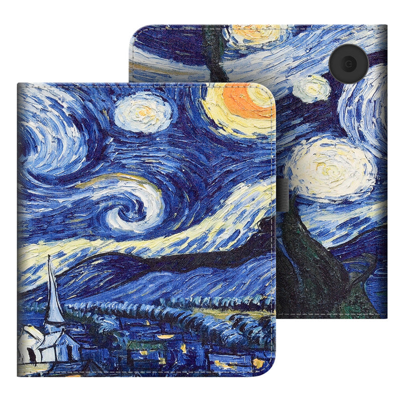 Handheld Stand E-Book Leather Case for Kobo clara colour /Kobo clara BW/2E 6 inch Smart Cover