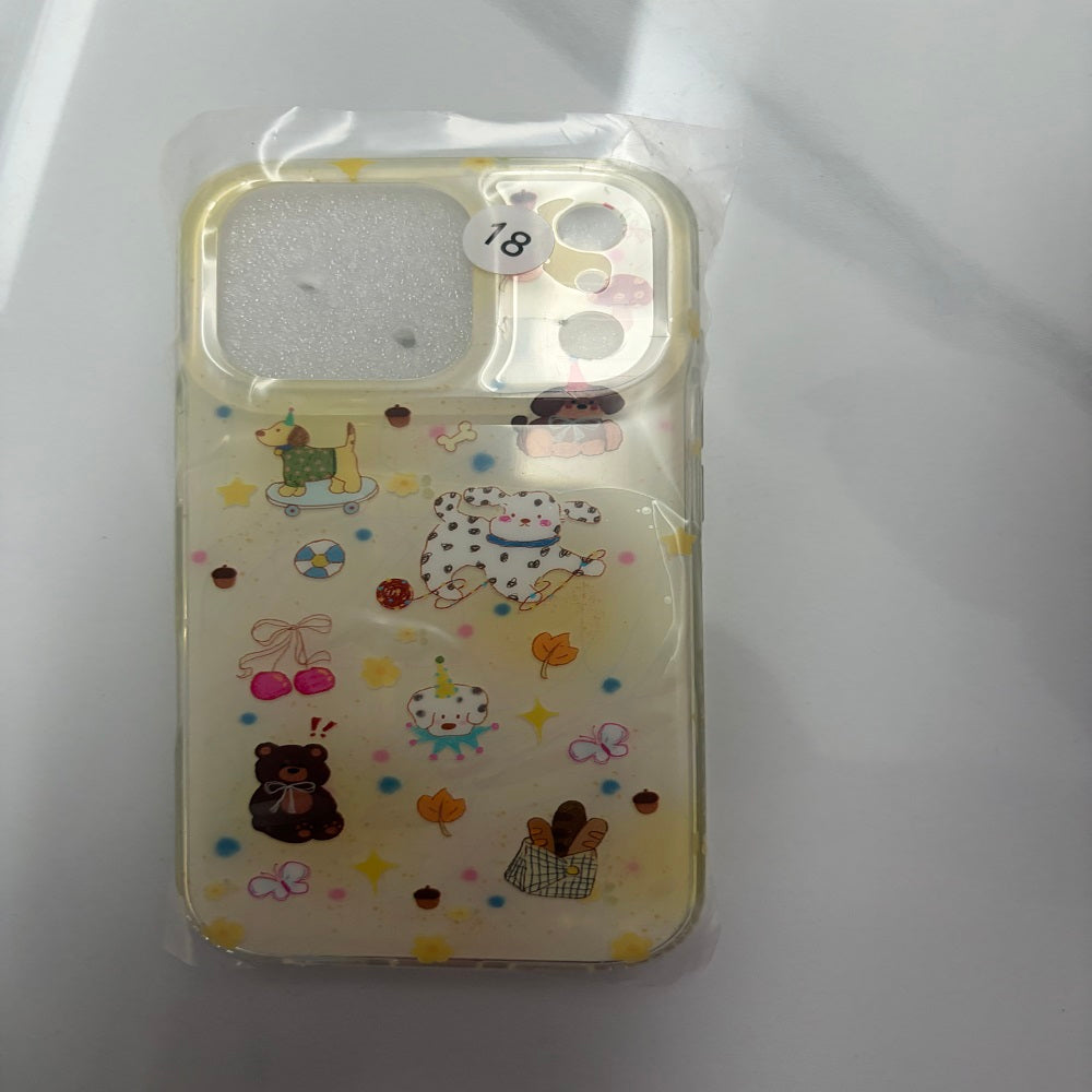 IMD Cartoon Phone Case High Quality Anti-Drop TPU PC Cover For iPhone 17  Pro Max 16