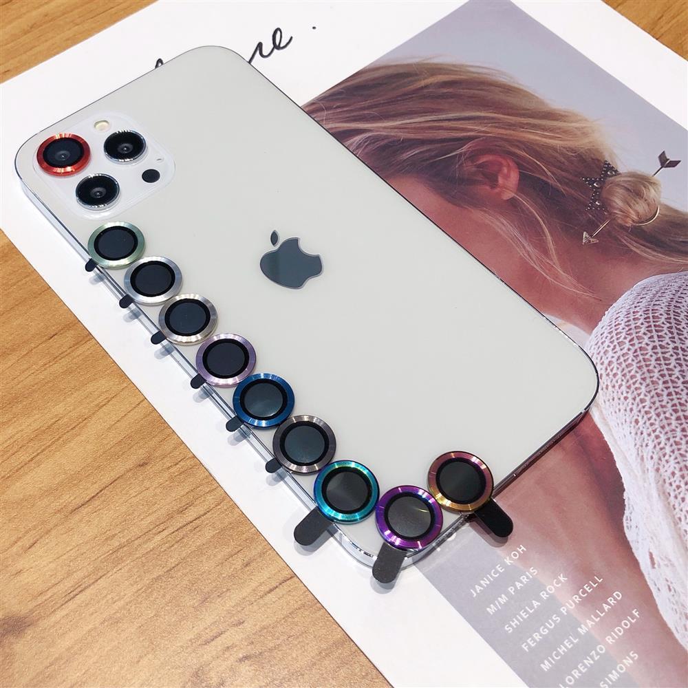 3D Silk Screen Tempered Glass Camera Lens Protector for iPhone 17 Pro Max