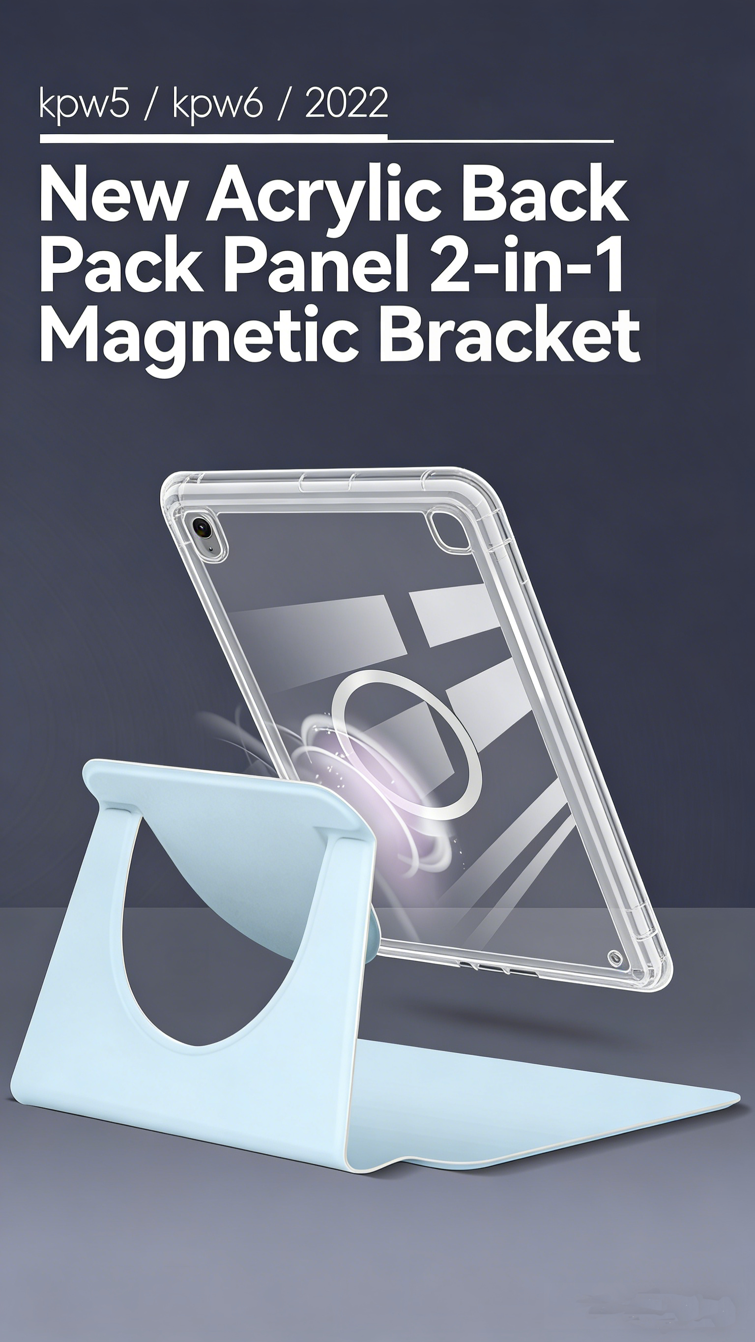 Magnetic Detachable Case for Kindle Paperwhite 12th Gen KPW6/5/4/3/2/1 Fit Kindle Youth Edition Smart Cover