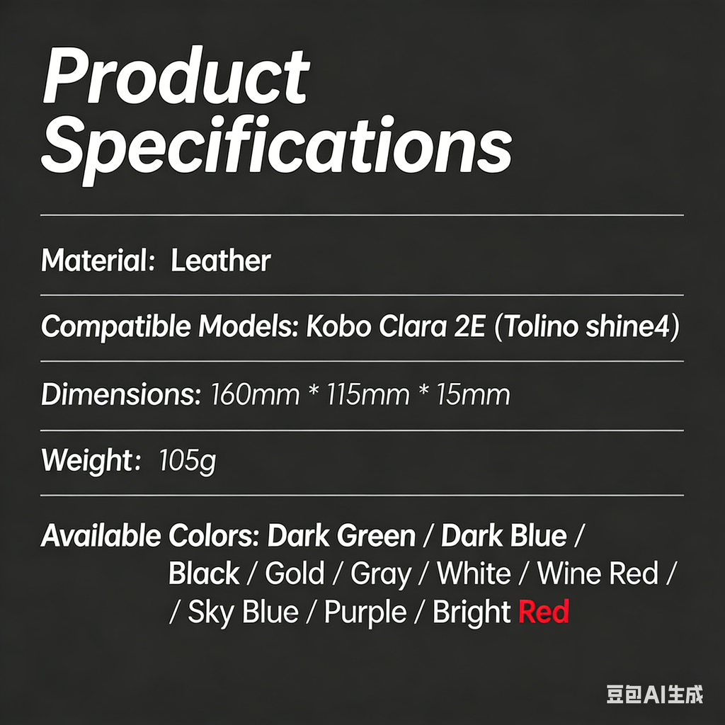 Multi-Angle Stand Case for Kobo Clara Color 2E BW 6" | Magnetic Auto Sleep/Wake Anti-Slip Protective Cover for 2022-2024 Kobo EReader