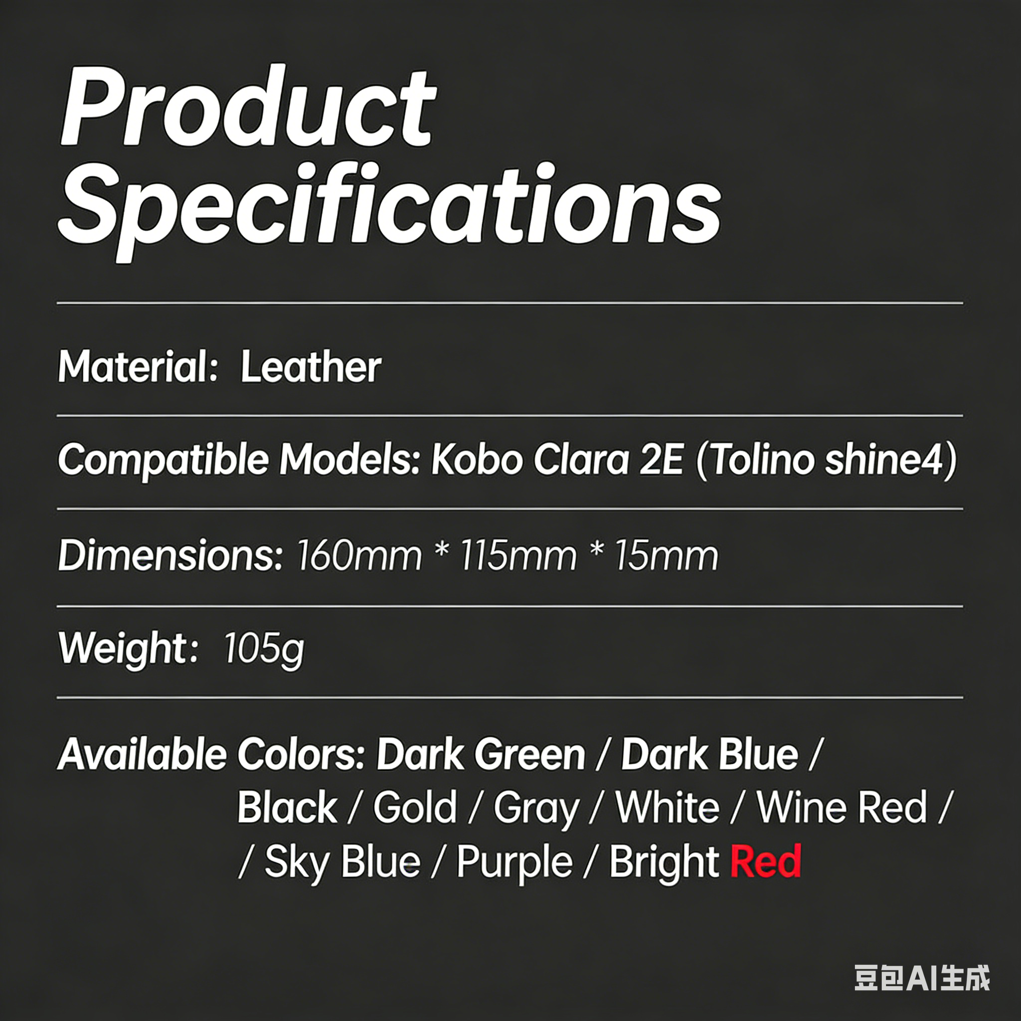 Multi-Angle Stand Case for Kobo Clara Color 2E BW 6" | Magnetic Auto Sleep/Wake Anti-Slip Protective Cover for 2022-2024 Kobo EReader