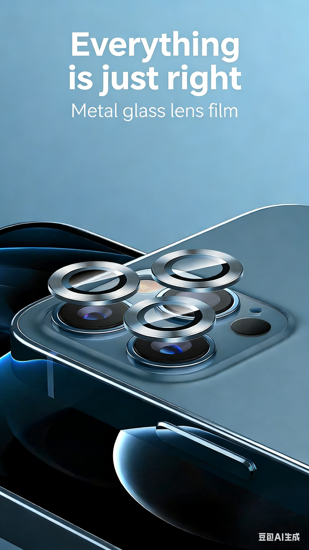 3D Silk Screen Tempered Glass Camera Lens Protector for iPhone 17 Pro Max