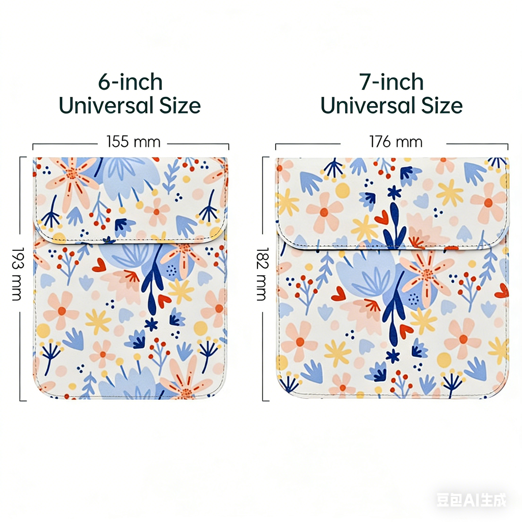 E-Book Sleeve Case For Kindle Kobo E-book Protective Case 6 inch Universal Bag 7 inch E-book Leather Case