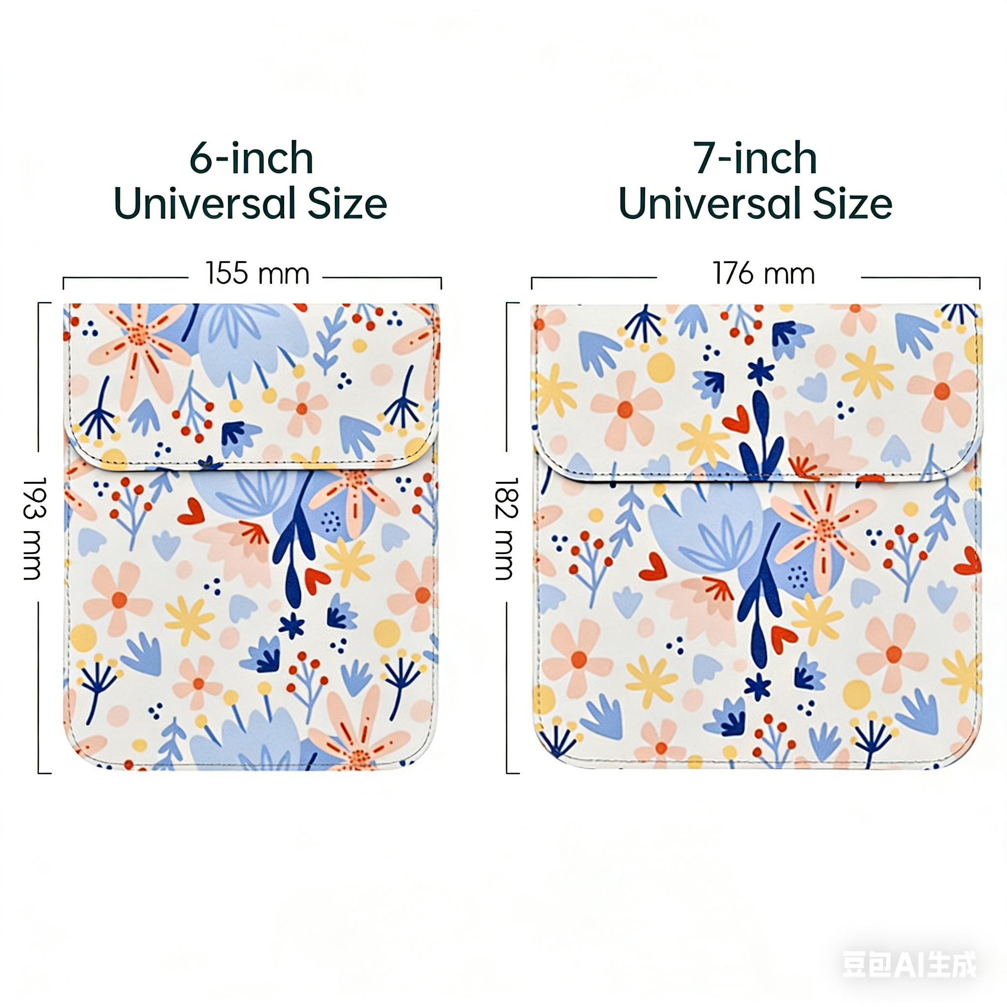E-Book Sleeve Case For Kindle Kobo E-book Protective Case 6 inch Universal Bag 7 inch E-book Leather Case