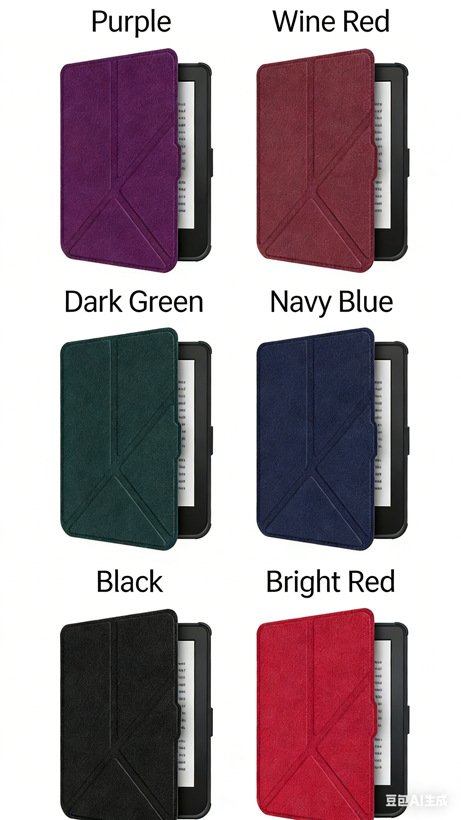 Multi-Angle Stand Case for Kobo Clara Color 2E BW 6" | Magnetic Auto Sleep/Wake Anti-Slip Protective Cover for 2022-2024 Kobo EReader