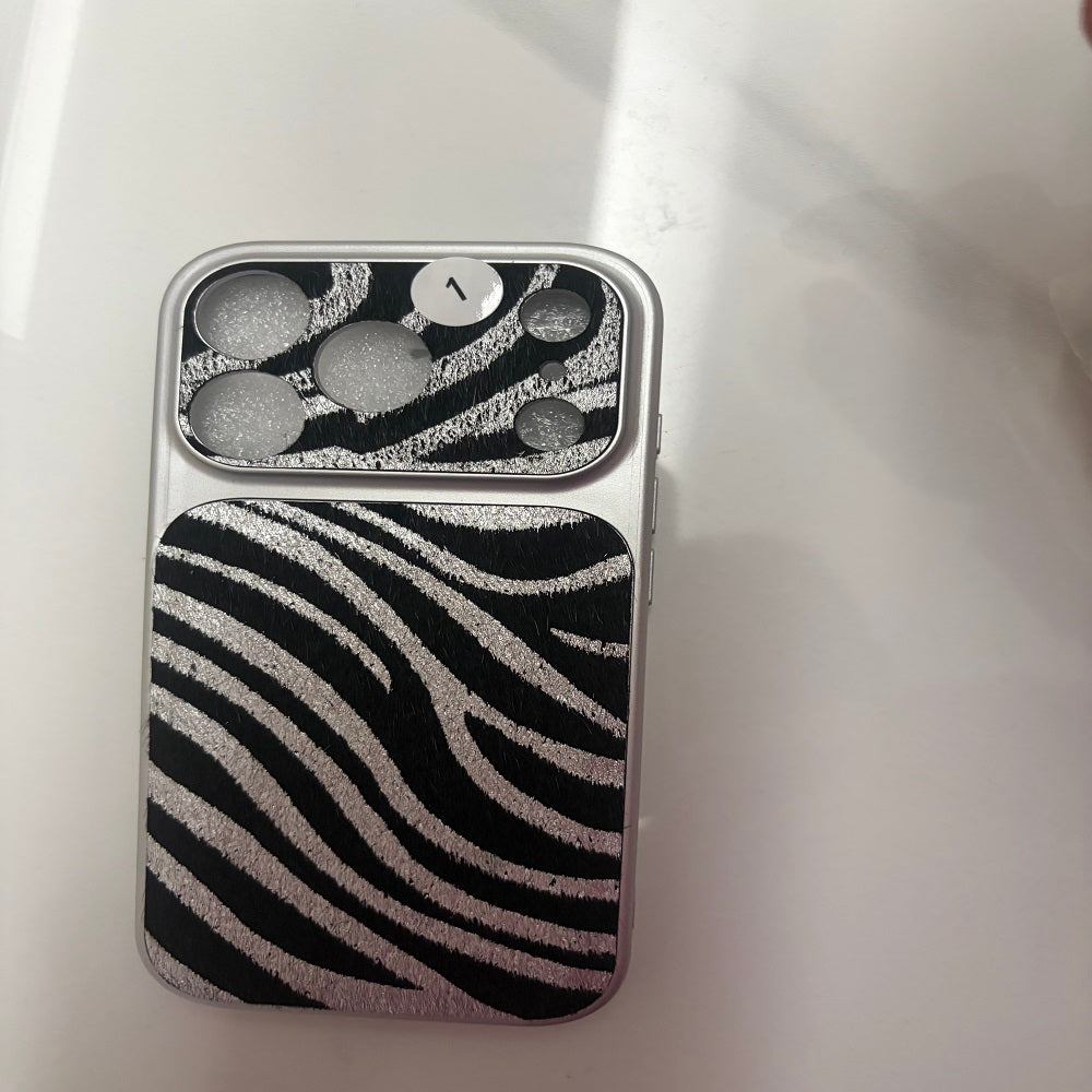 Cute Lambskin Cartoon Phone Case Anti-Scratch Soft Texture Mobile Back Cover For iPhone 17 Pro Max Fashion Print Protective Shell