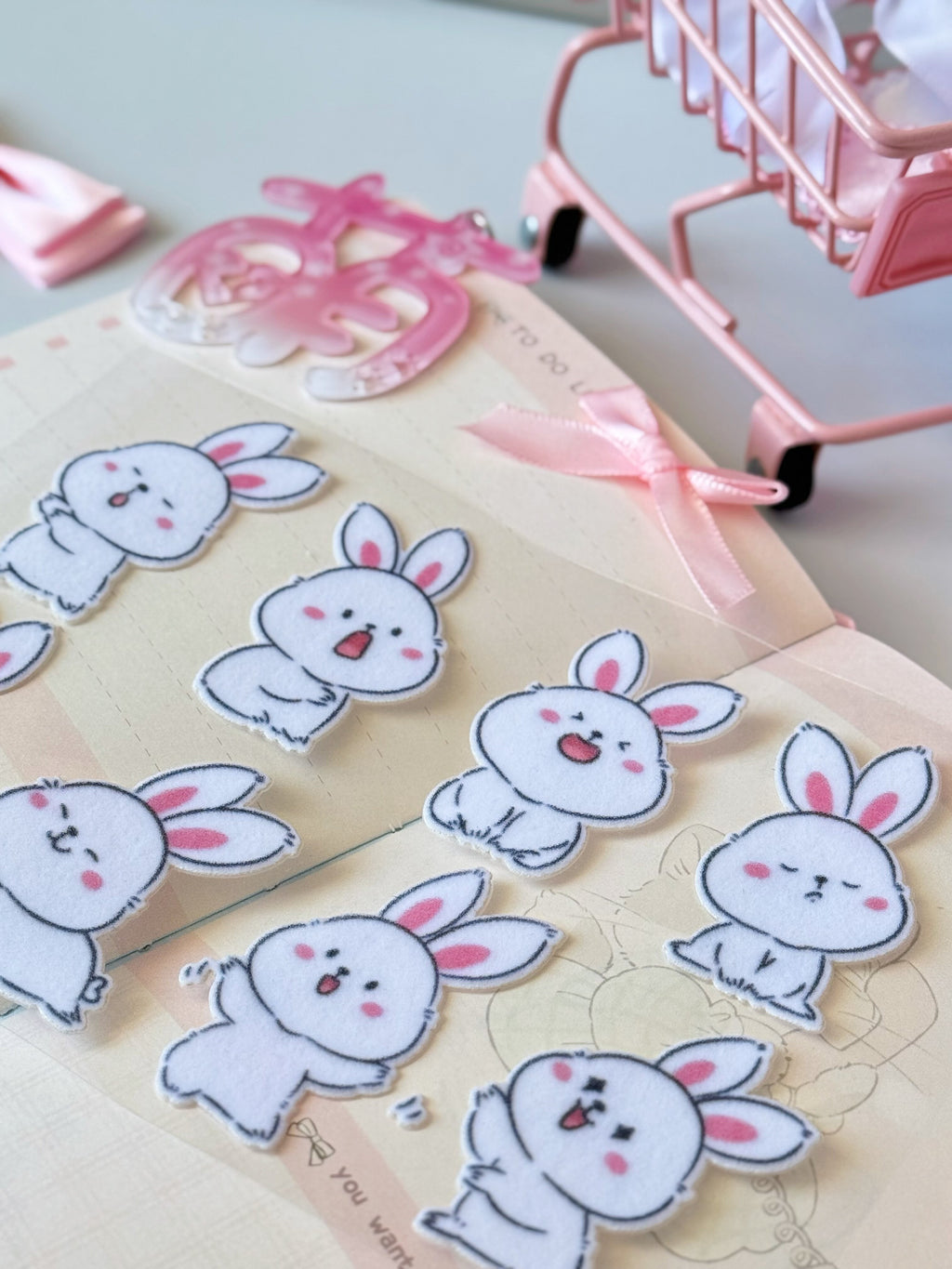 Lovely Cartoon Small Animals Plush Stickers, Soft Touch Creative Stickers, Exclusive Customization