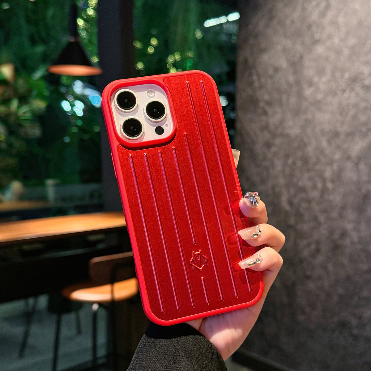 Magnetic Luggage‑Pattern Phone Case for iPhone 17 Pro / Pro Max Hard Protective Back Cover