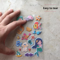 Cartoon 3D Foam Puffy Stickers Self Adhesive Decals