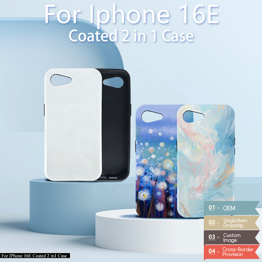 DIY Matte Glossy 3D Full Wrapped 2 in 1 Film Sublimation Heat Transfer Magsafe Phone Case For iPhone 17 16 15 14 13 Pro Max Cover