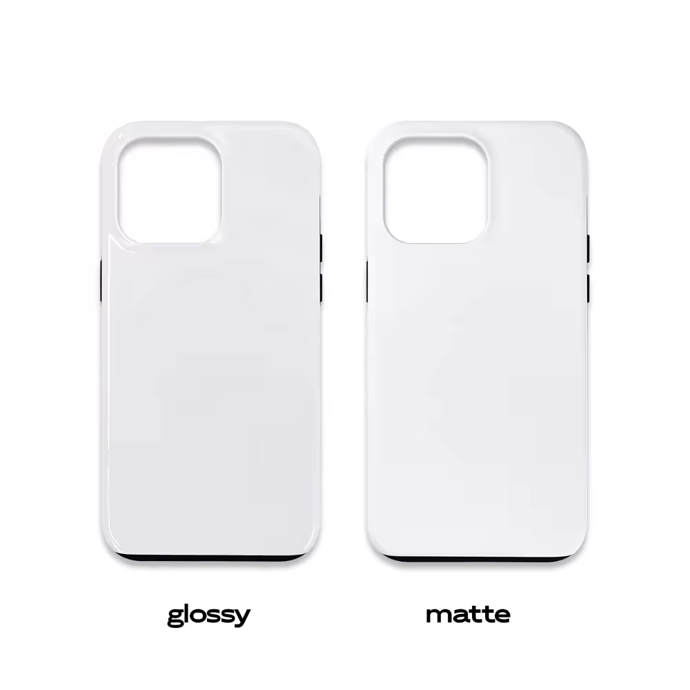 DIY Matte Glossy 3D Full Wrapped 2 in 1 Film Sublimation Heat Transfer Magsafe Phone Case For iPhone 17 16 15 14 13 Pro Max Cover