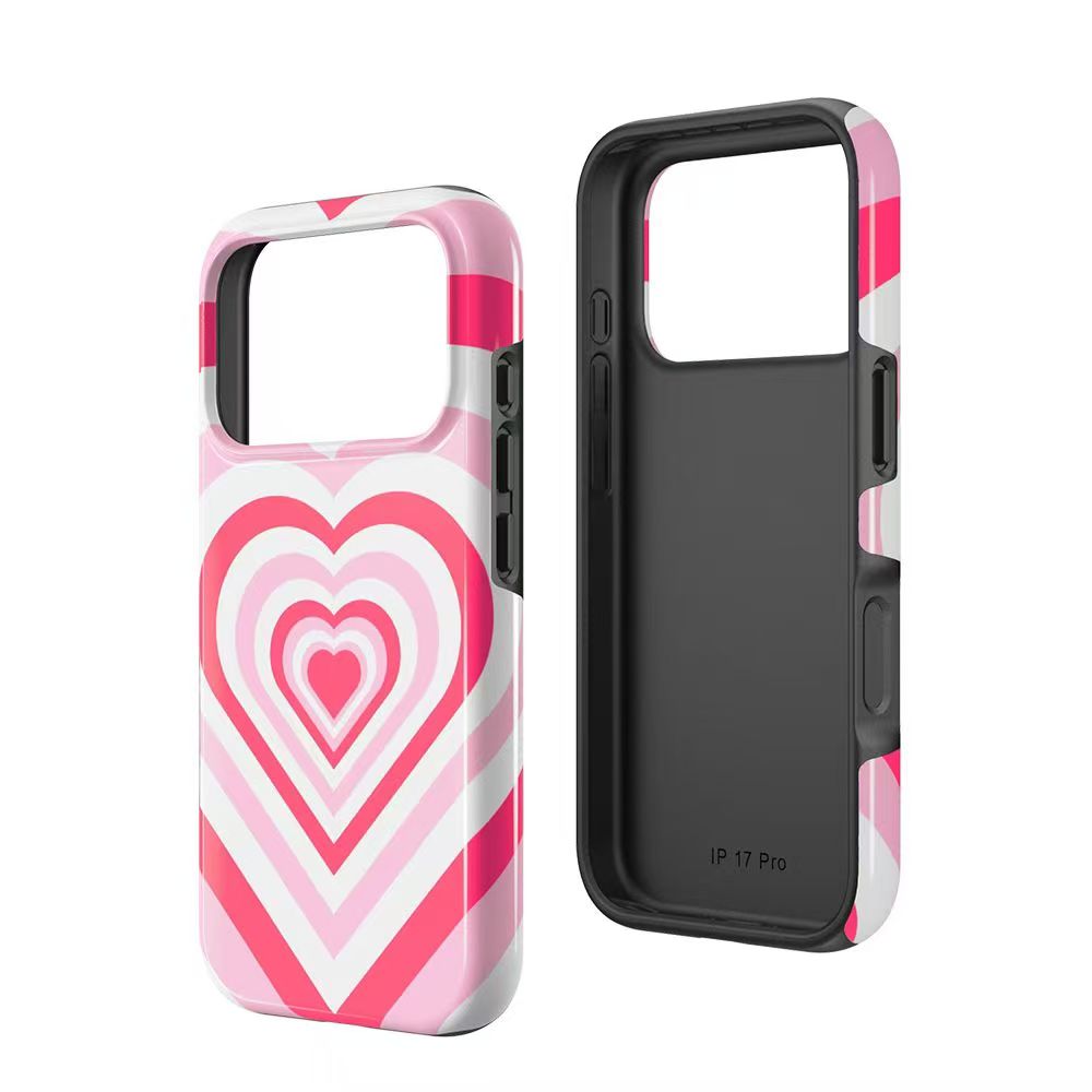DIY Matte Glossy 3D Full Wrapped 2 in 1 Film Sublimation Heat Transfer Magsafe Phone Case For iPhone 17 16 15 14 13 Pro Max Cover