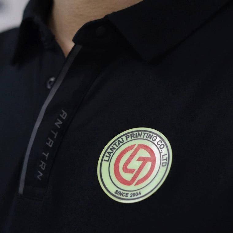 Custom Luminous Fluorescent Patches for Night Riders, Clothing Logo Fluorescent Labels