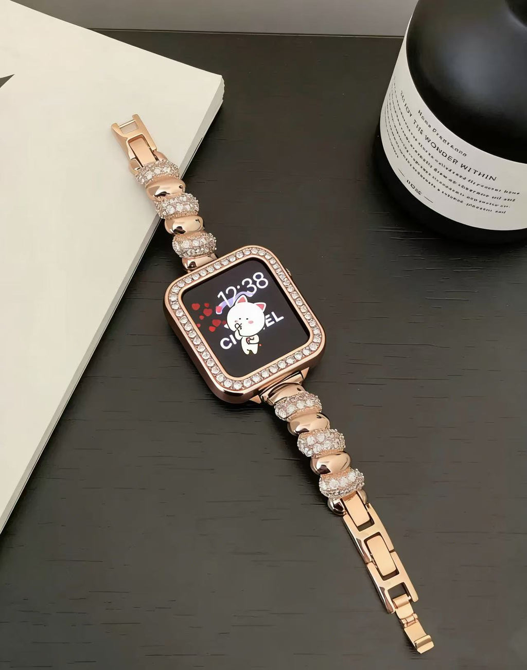 Luxury Strap for Apple Watch Series 11 10 9 8 7 6 SE 5 4 UItra 3 iWatch 49/46/45/44/42/41/40/38mm Fashion Jewelry Bracelet Band