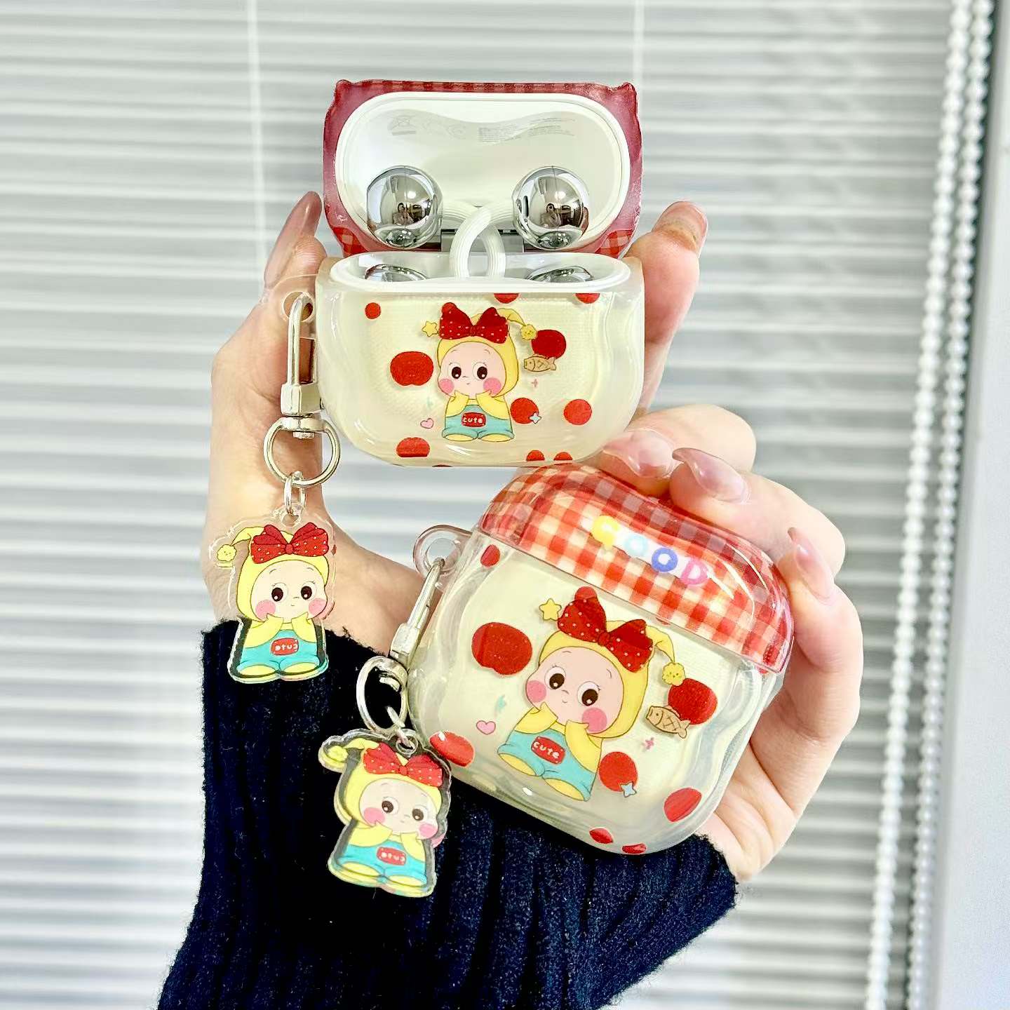 INS Cute Sweet Earphone Case for Airpods 4th 3rd Pro 3 Shockproof Cover