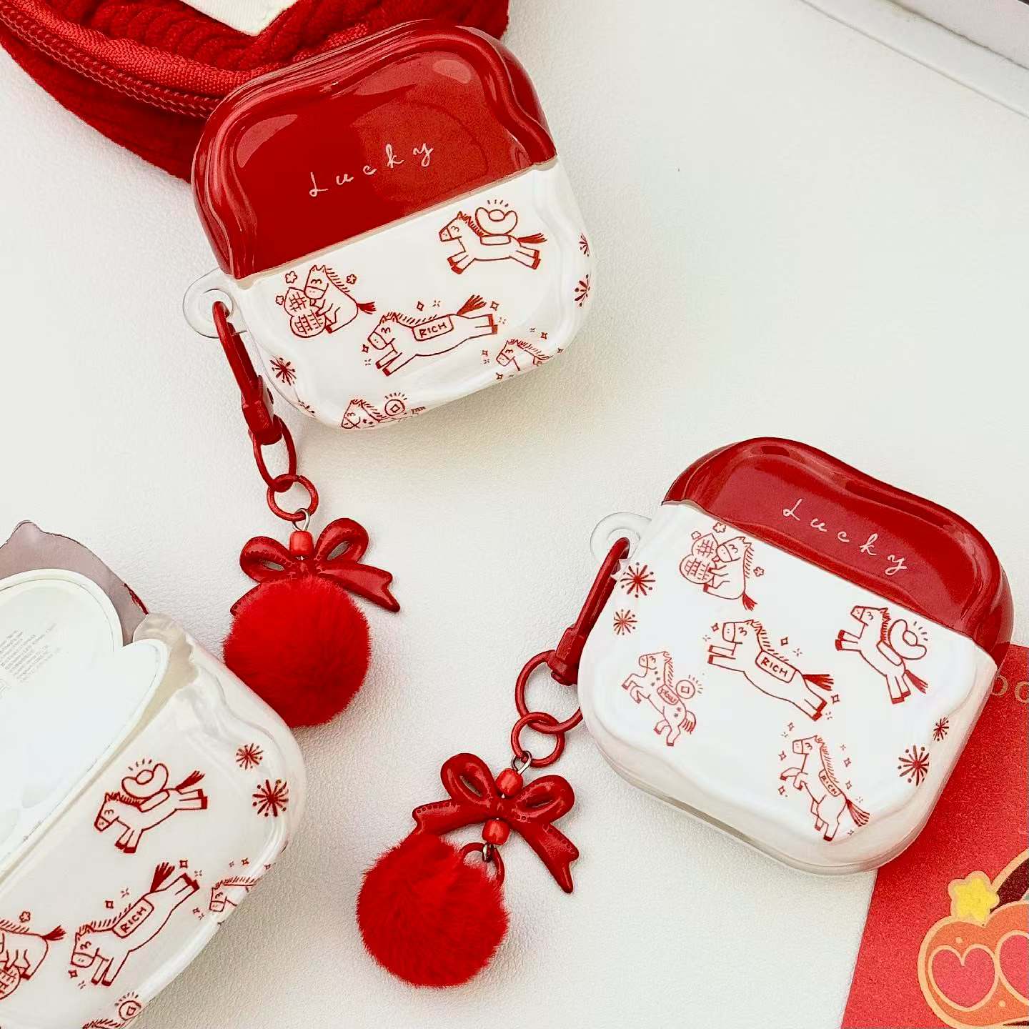 INS Cute Sweet Earphone Case for Airpods 4th 3rd Pro 3 Shockproof Cover