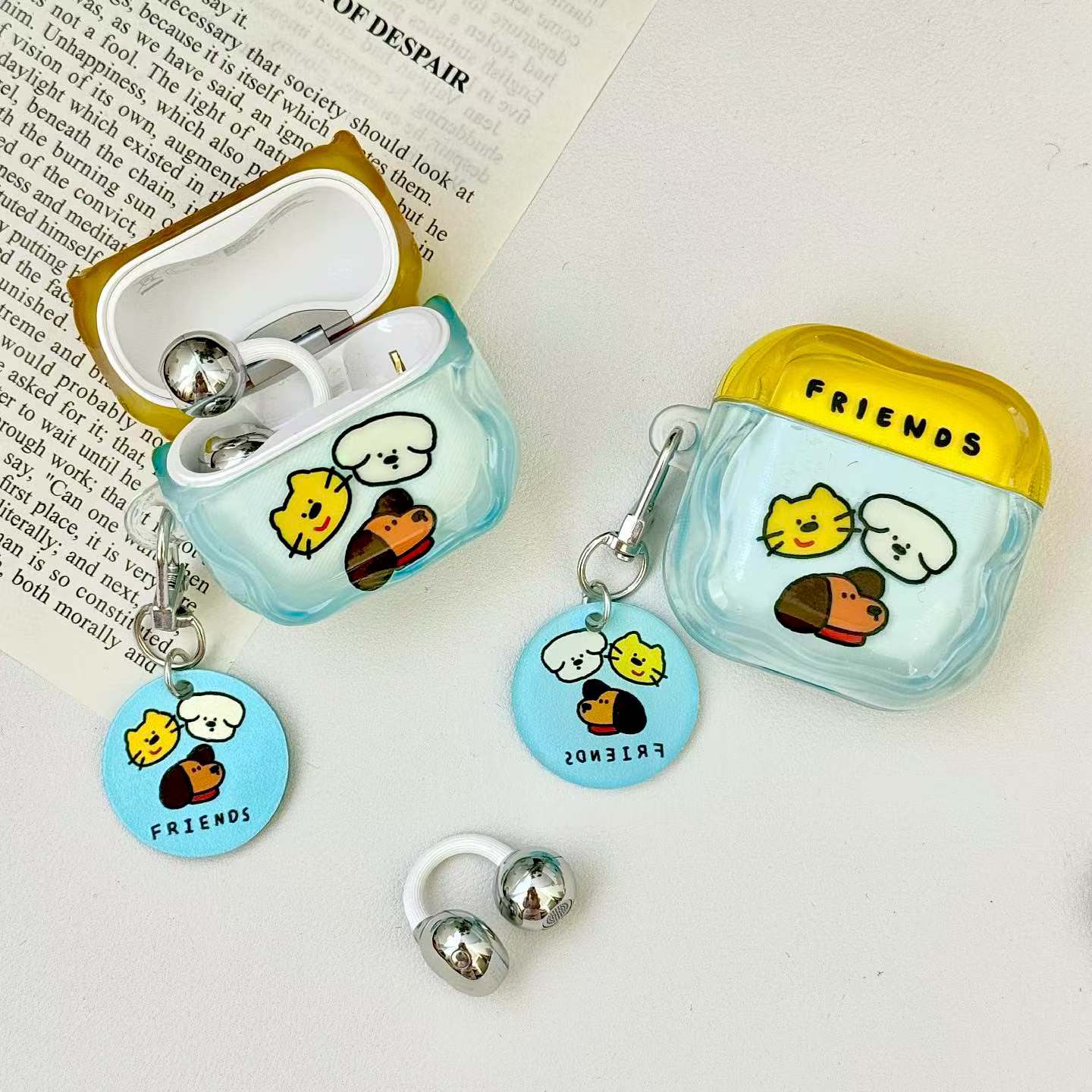 INS Cute Sweet Earphone Case for Airpods 4th 3rd Pro 3 Shockproof Cover
