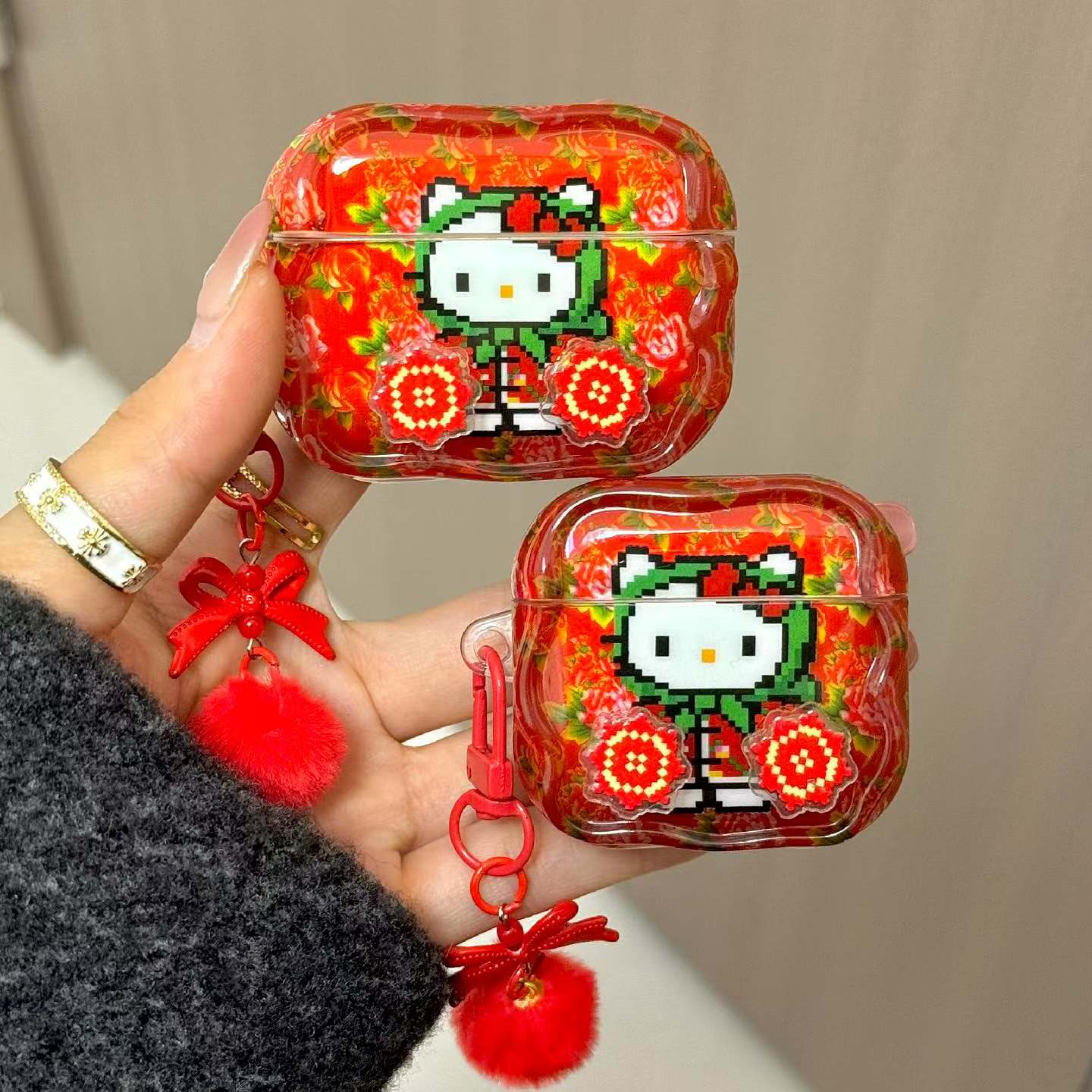 INS Cute Sweet Earphone Case for Airpods 4th 3rd Pro 3 Shockproof Cover