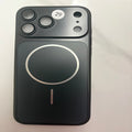 AG Matte Glass Back Panel Magnetic Phone Case for iPhone 17 16 15 14 13 Pro Max 17 Air With Lens Film Protective Cover