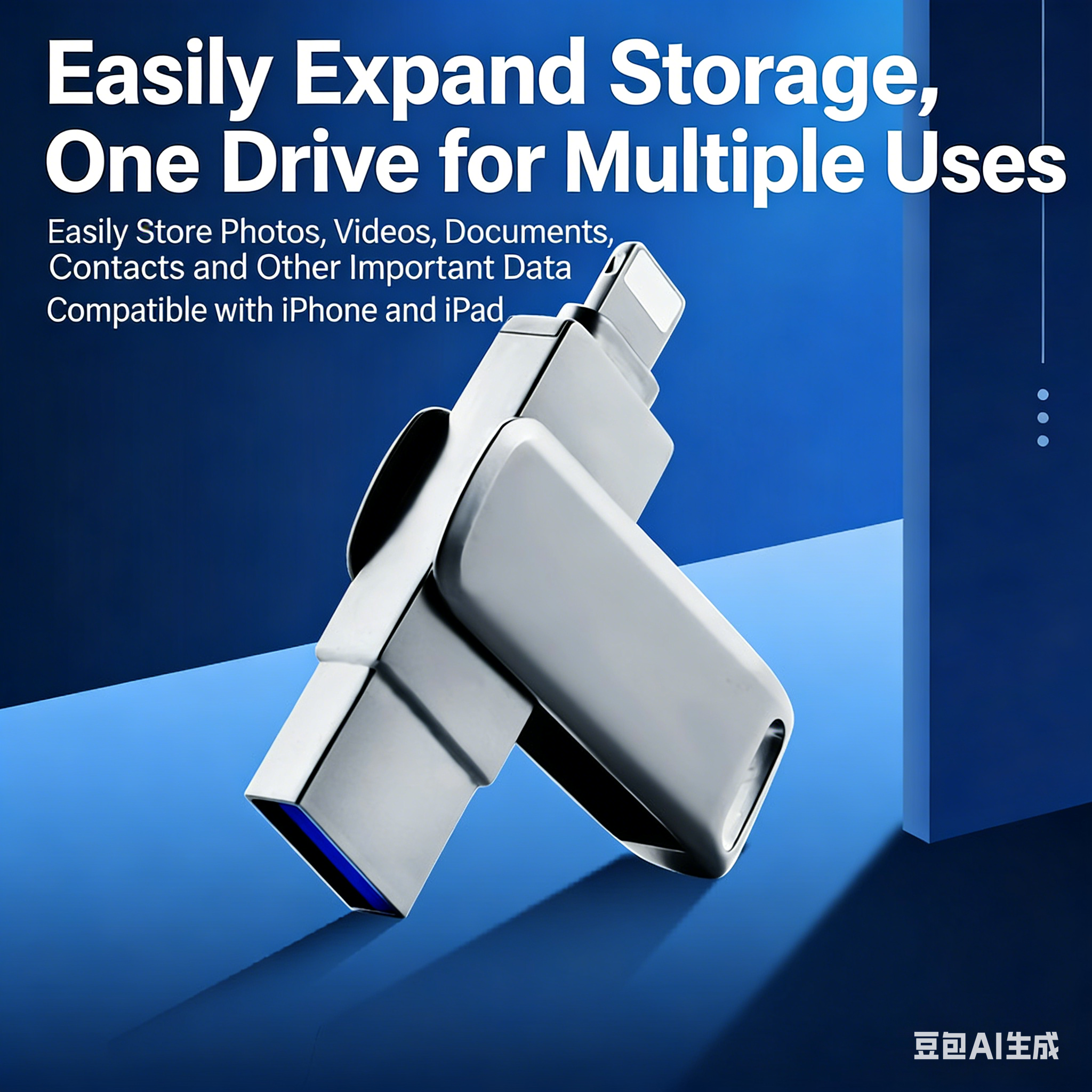 Y60 TYPE C USB Flash Drive OTG 4 IN 1 USB Stick 3.0 128GB Pen Drive 64GB 256GB Pendrive for iPhone 17 16 15 14 13 Memory Disk
