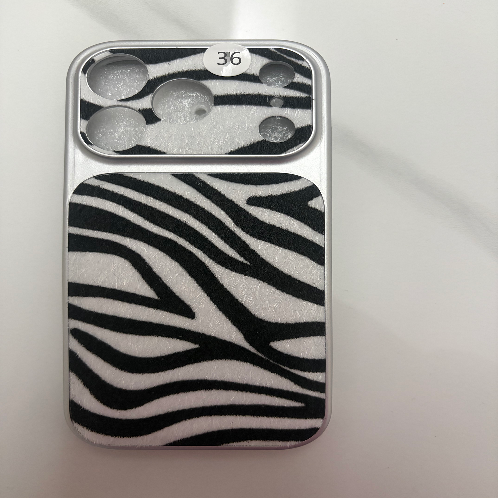 Cute Lambskin Cartoon Phone Case Anti-Scratch Soft Texture Mobile Back Cover For iPhone 17 Pro Max Fashion Print Protective Shell