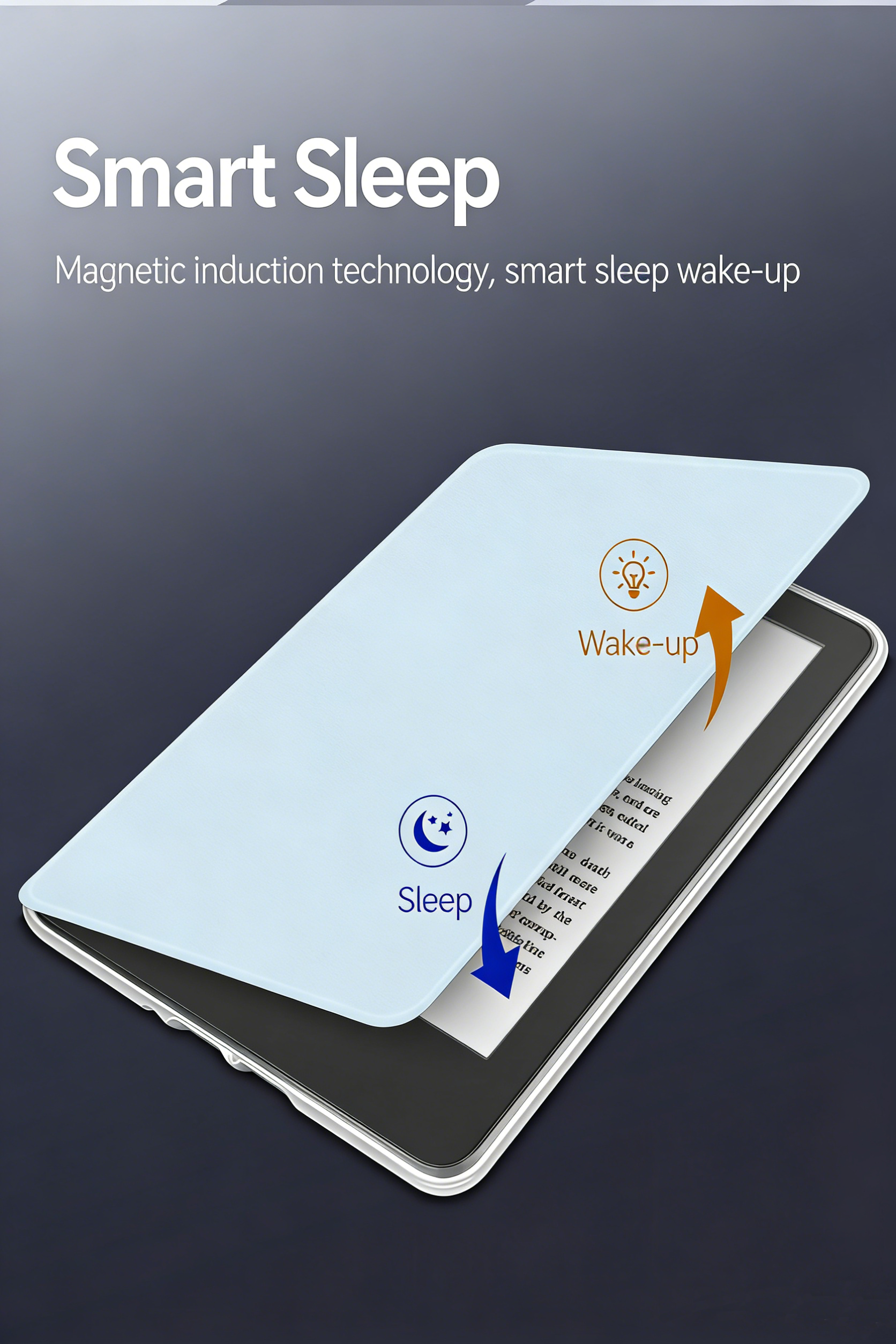 Magnetic Detachable Case for Kindle Paperwhite 12th Gen KPW6/5/4/3/2/1 Fit Kindle Youth Edition Smart Cover