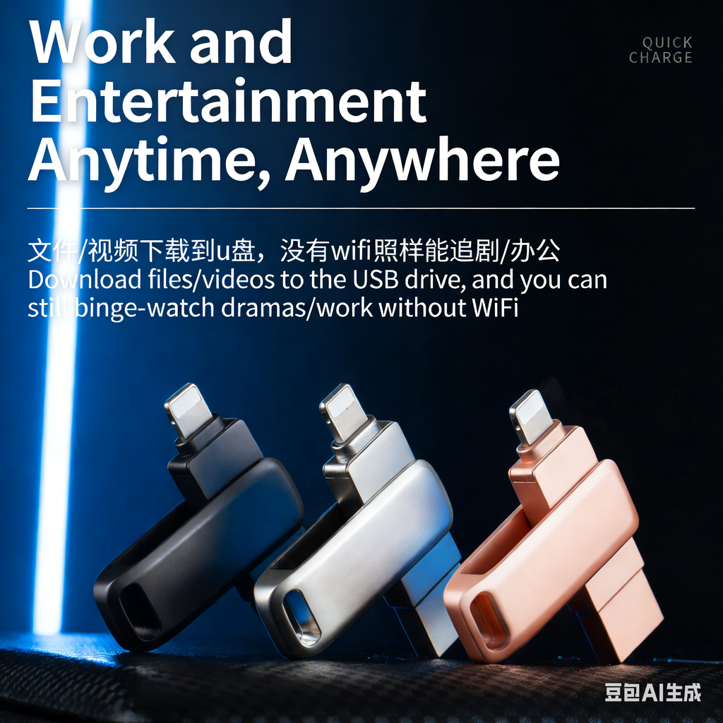 Y60 TYPE C USB Flash Drive OTG 4 IN 1 USB Stick 3.0 128GB Pen Drive 64GB 256GB Pendrive for iPhone 17 16 15 14 13 Memory Disk