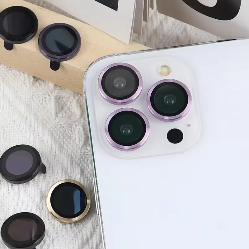 3D Silk Screen Tempered Glass Camera Lens Protector for iPhone 17 Pro Max