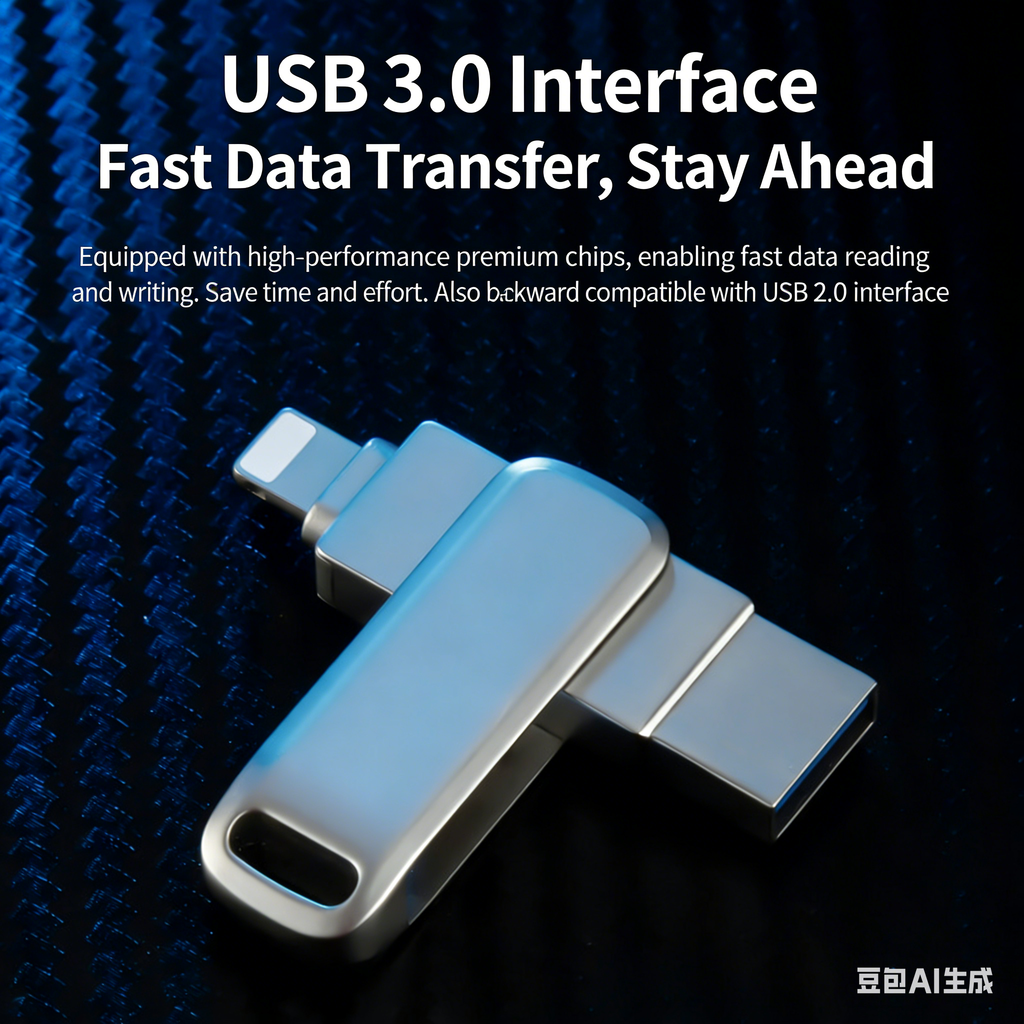 Y60 TYPE C USB Flash Drive OTG 4 IN 1 USB Stick 3.0 128GB Pen Drive 64GB 256GB Pendrive for iPhone 17 16 15 14 13 Memory Disk