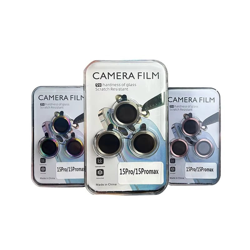 3D Silk Screen Tempered Glass Camera Lens Protector for iPhone 17 Pro Max