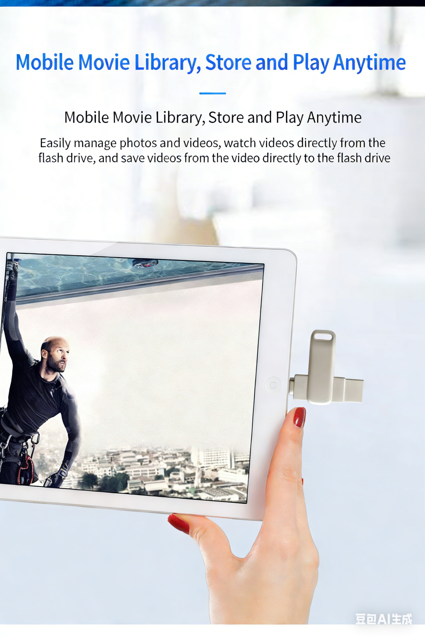 Y60 TYPE C USB Flash Drive OTG 4 IN 1 USB Stick 3.0 128GB Pen Drive 64GB 256GB Pendrive for iPhone 17 16 15 14 13 Memory Disk