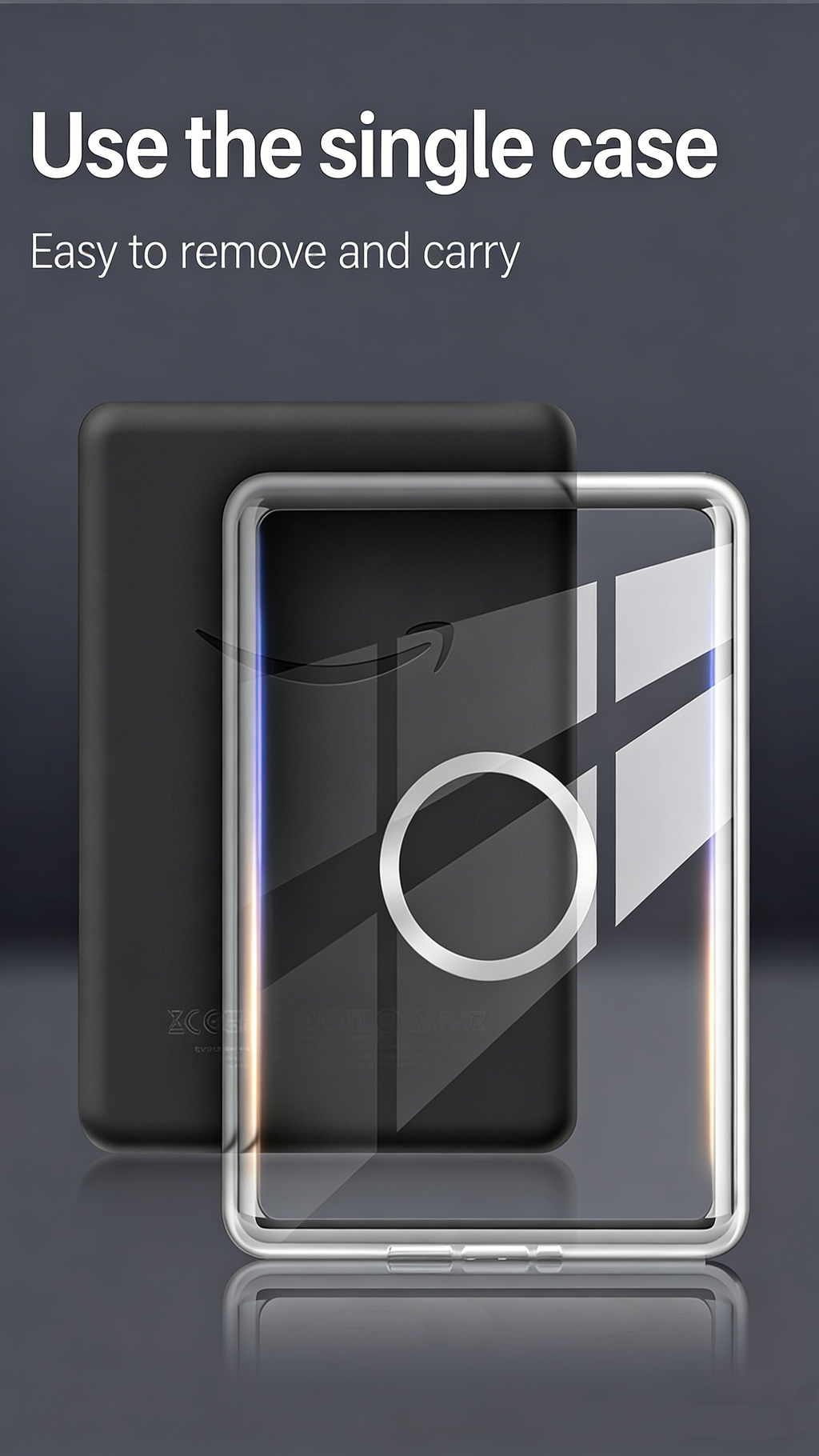 Magnetic Detachable Case for Kindle Paperwhite 12th Gen KPW6/5/4/3/2/1 Fit Kindle Youth Edition Smart Cover