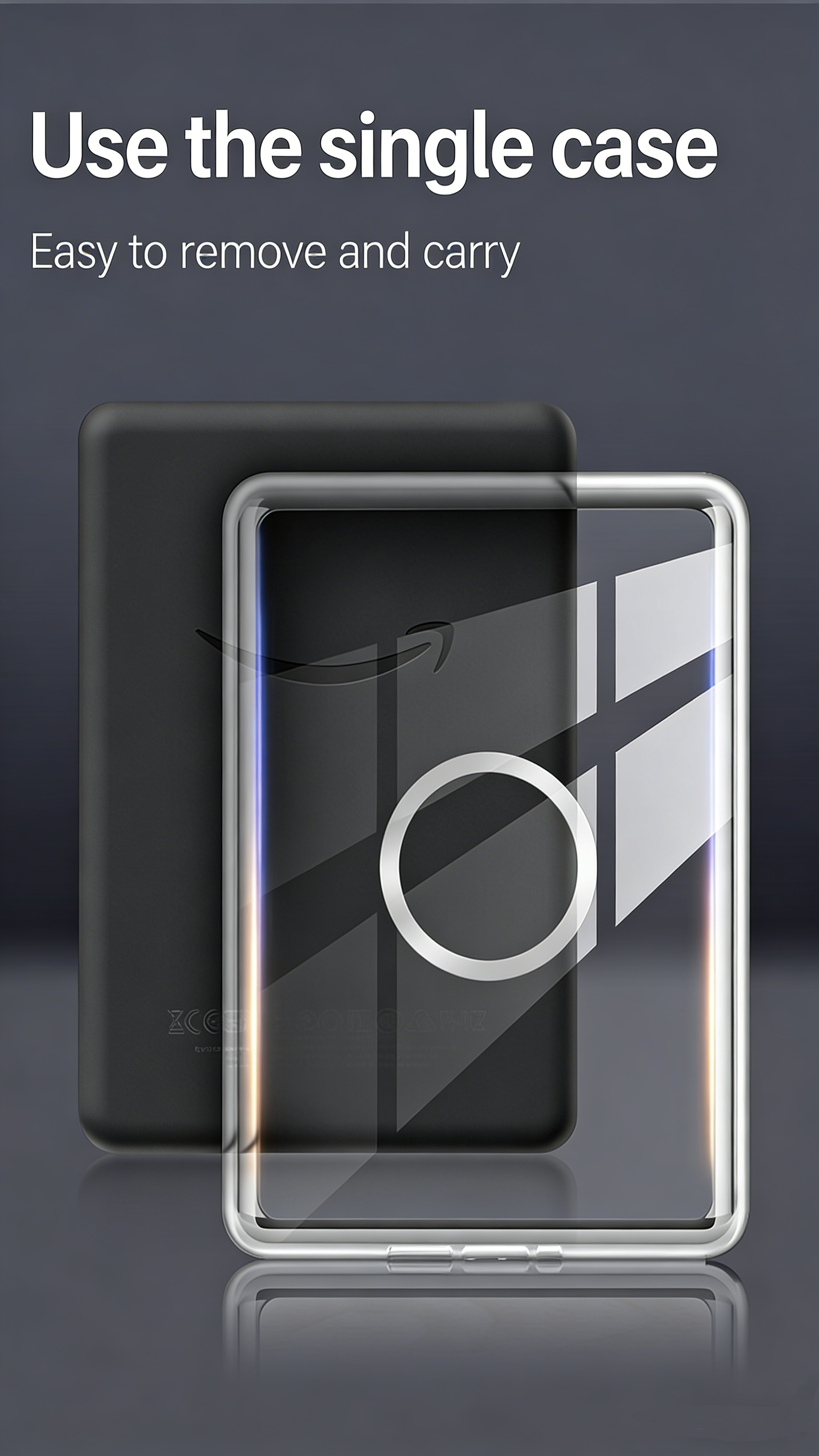 Magnetic Detachable Case for Kindle Paperwhite 12th Gen KPW6/5/4/3/2/1 Fit Kindle Youth Edition Smart Cover