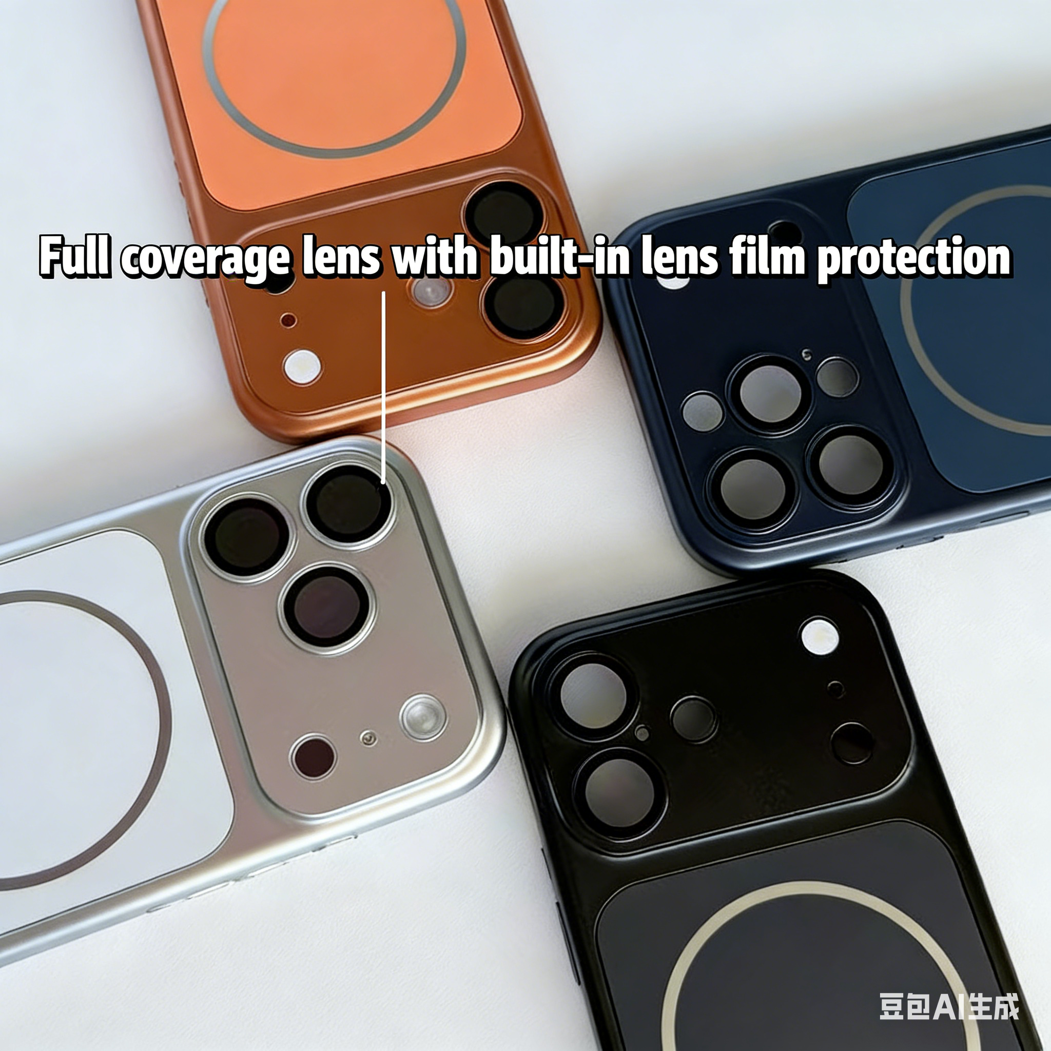 AG Matte Glass Back Panel Magnetic Phone Case for iPhone 17 16 15 14 13 Pro Max 17 Air With Lens Film Protective Cover