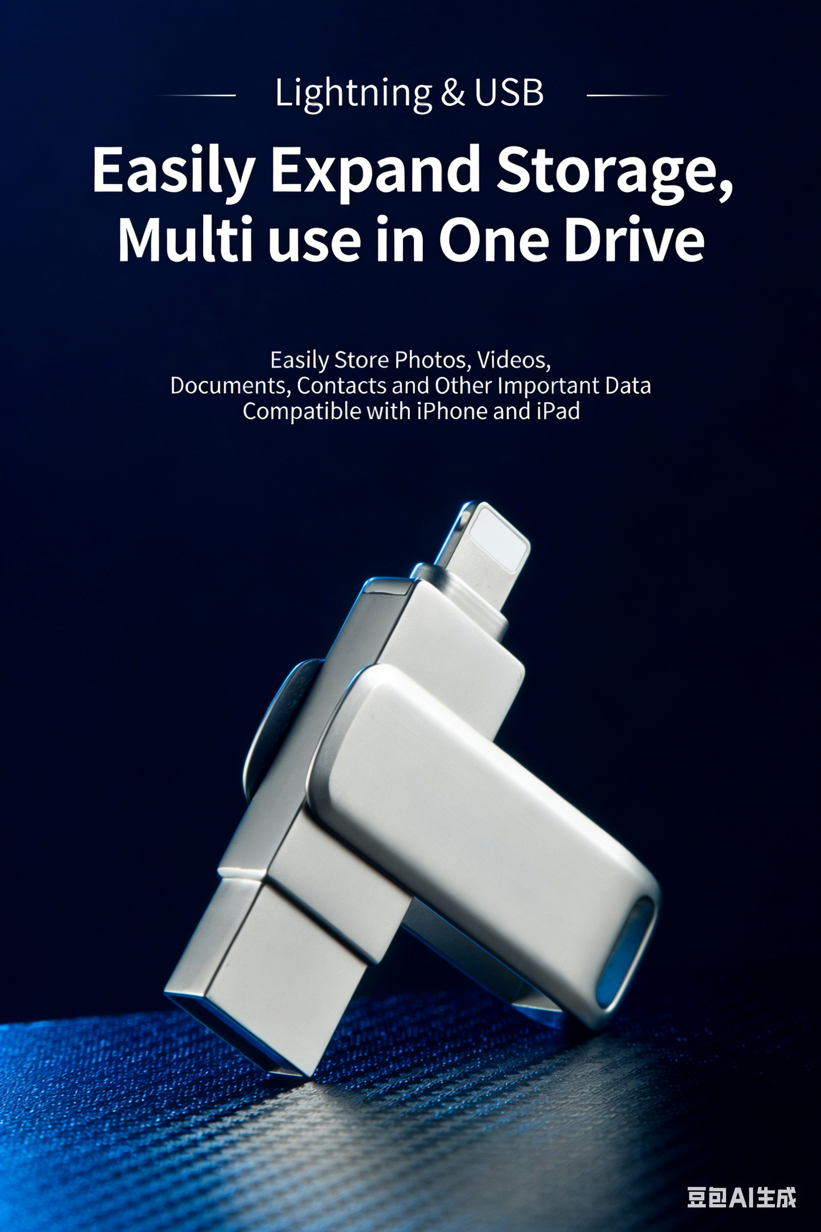 Y60 TYPE C USB Flash Drive OTG 4 IN 1 USB Stick 3.0 128GB Pen Drive 64GB 256GB Pendrive for iPhone 17 16 15 14 13 Memory Disk