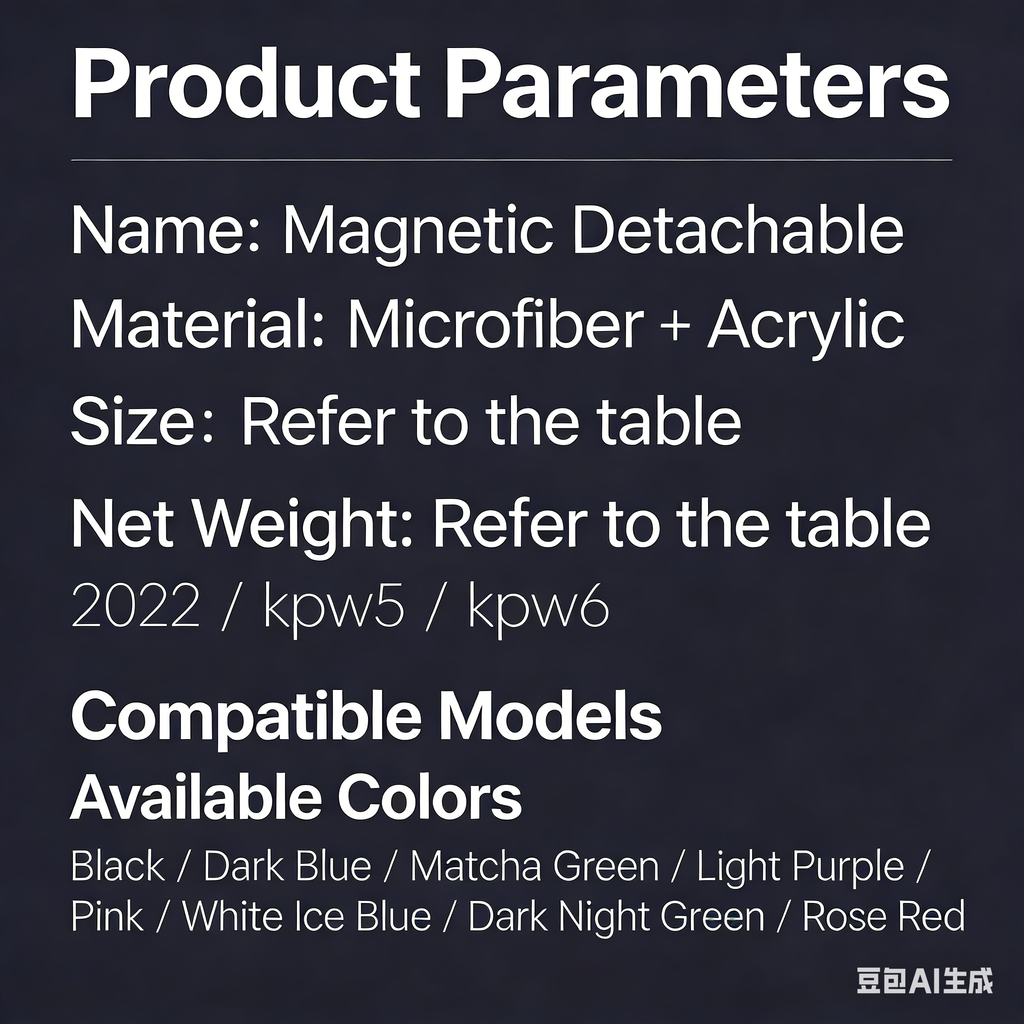 Magnetic Detachable Case for Kindle Paperwhite 12th Gen KPW6/5/4/3/2/1 Fit Kindle Youth Edition Smart Cover