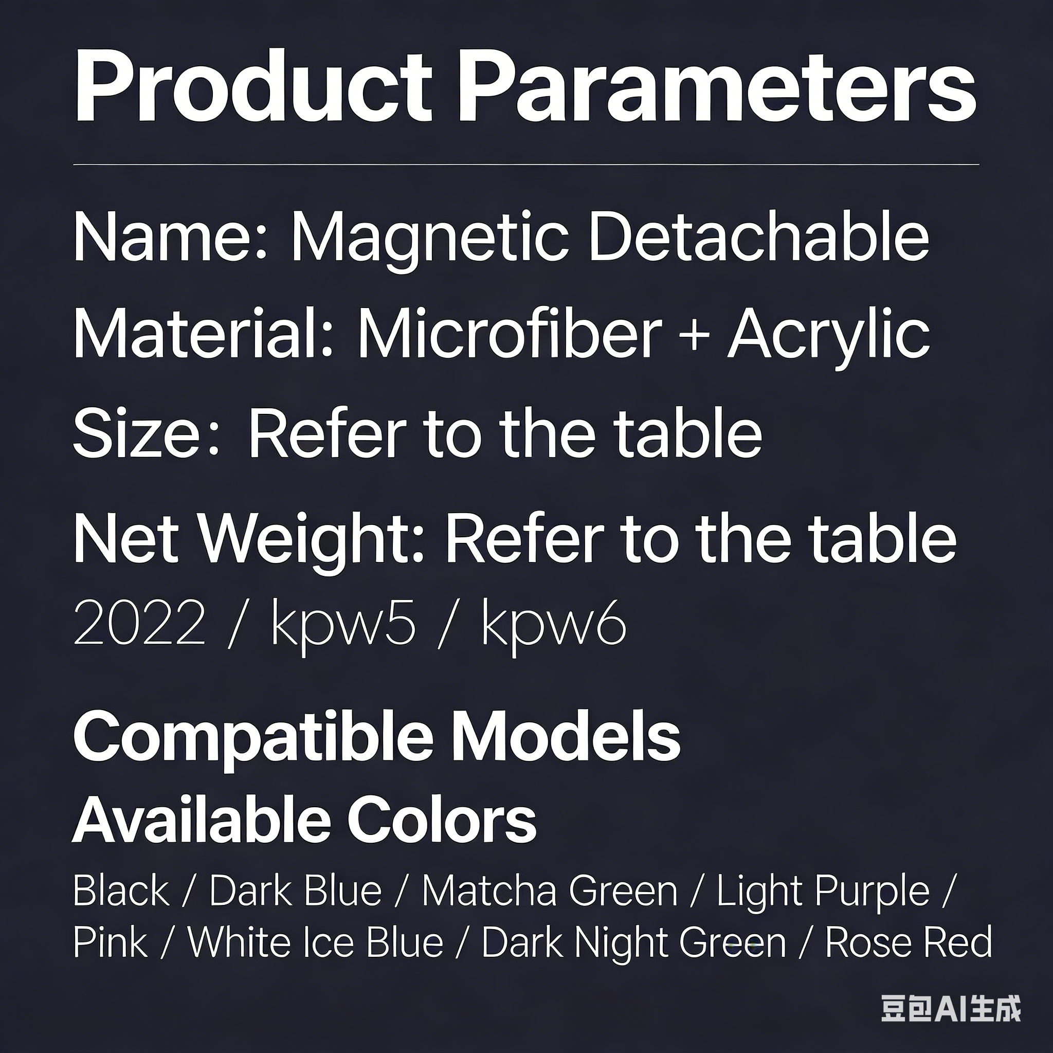 Magnetic Detachable Case for Kindle Paperwhite 12th Gen KPW6/5/4/3/2/1 Fit Kindle Youth Edition Smart Cover