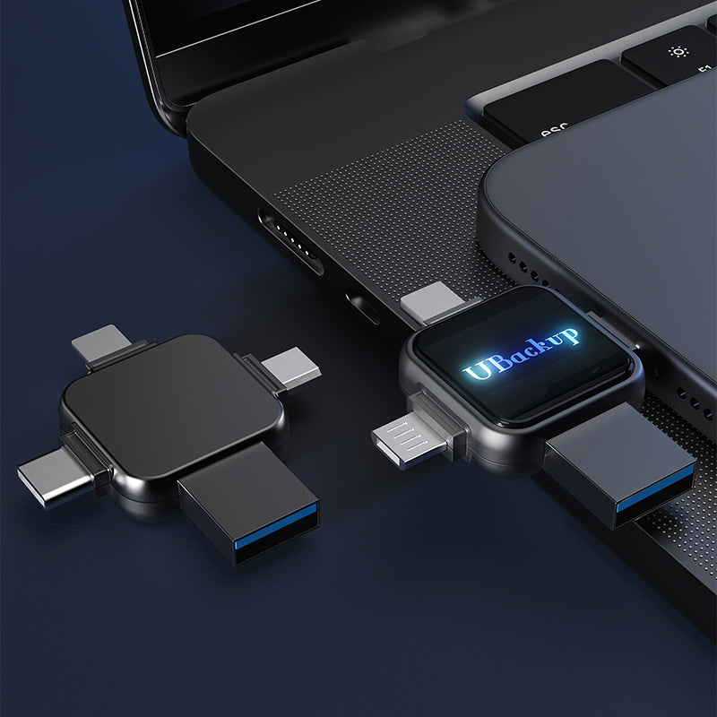 Y48 TYPE C USB Flash Drive OTG 4 IN 1 USB Stick 3.0 128GB Pen Drive 64GB 256GB 512GB Pendrive for iPhone 17 16 15 14 13 Memory Disk