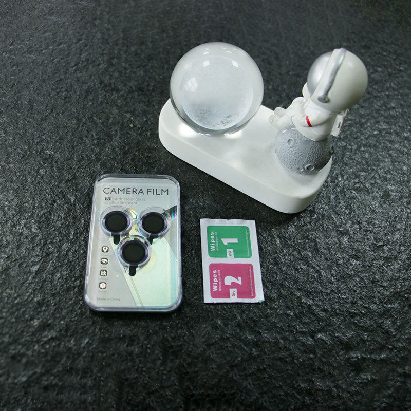 3D Silk Screen Tempered Glass Camera Lens Protector for iPhone 17 Pro Max