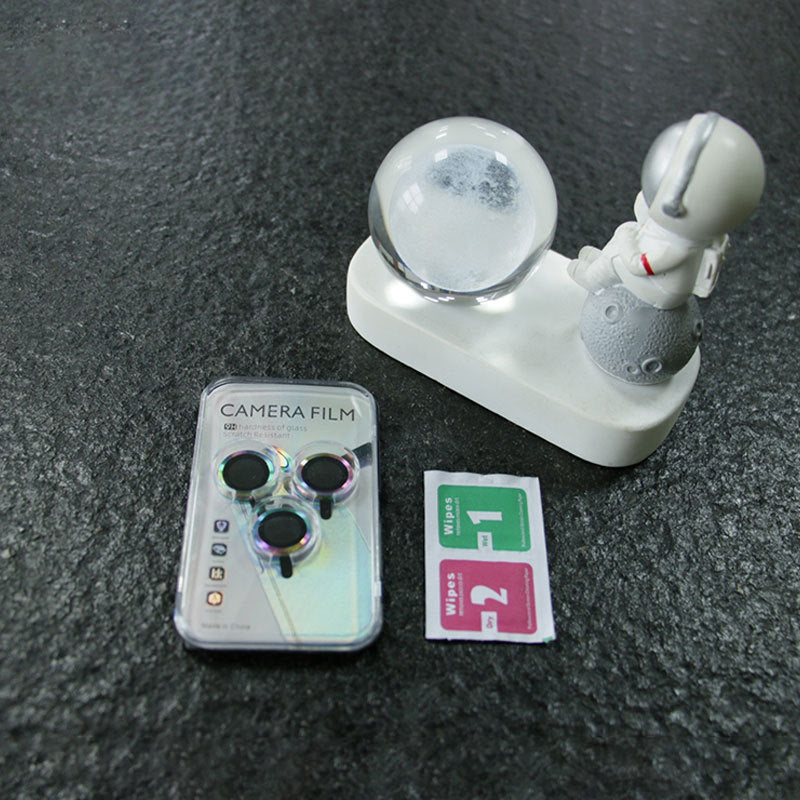 3D Silk Screen Tempered Glass Camera Lens Protector for iPhone 17 Pro Max