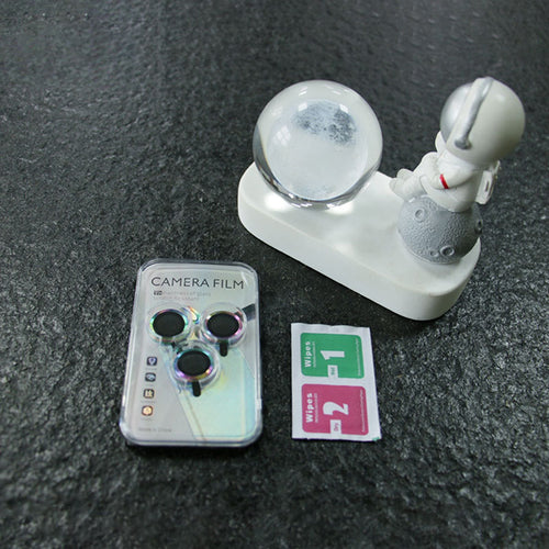 3D Silk Screen Tempered Glass Camera Lens Protector for iPhone 17 Pro Max