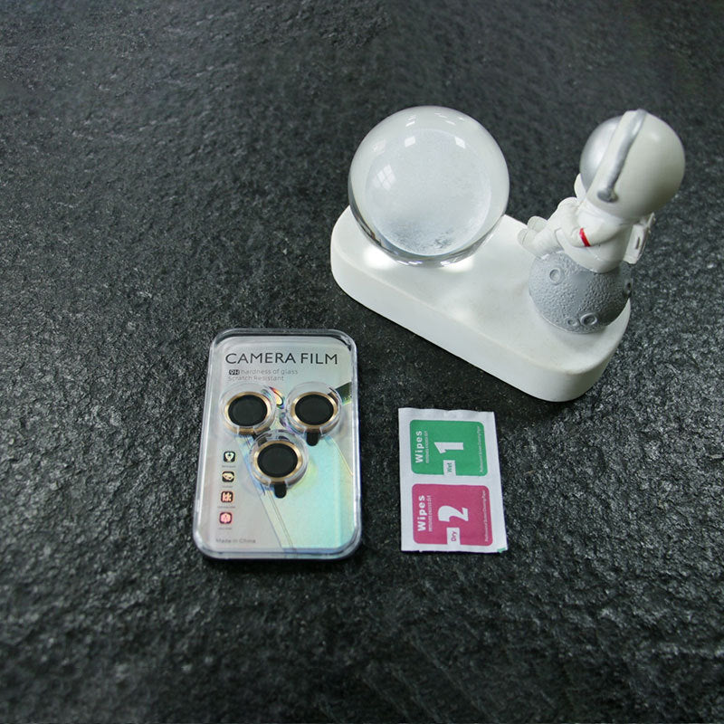 3D Silk Screen Tempered Glass Camera Lens Protector for iPhone 17 Pro Max