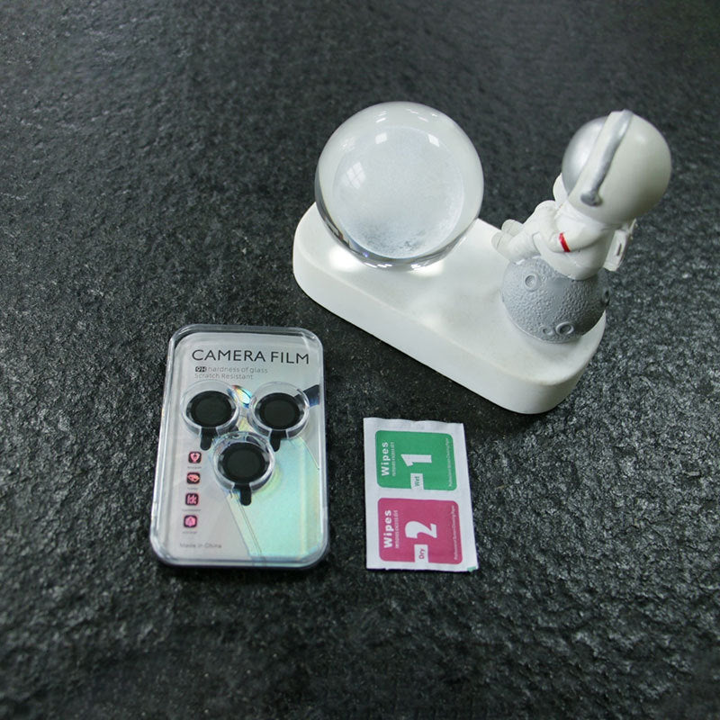 3D Silk Screen Tempered Glass Camera Lens Protector for iPhone 17 Pro Max